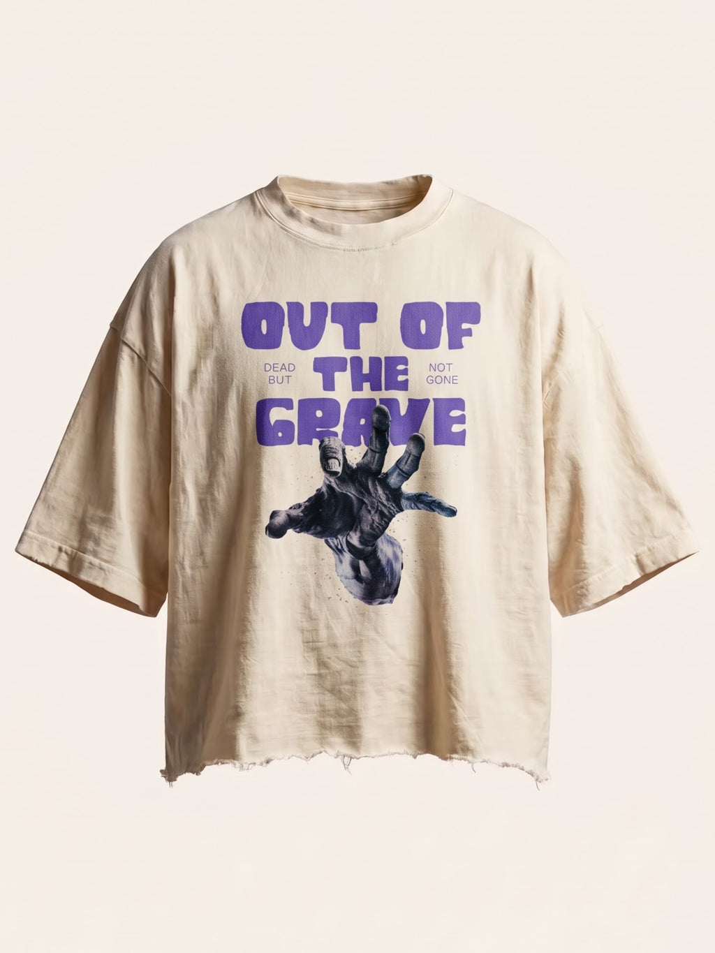Unisex OffWhite Boxy Fit Tee