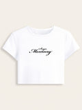 Womens Croped Tee