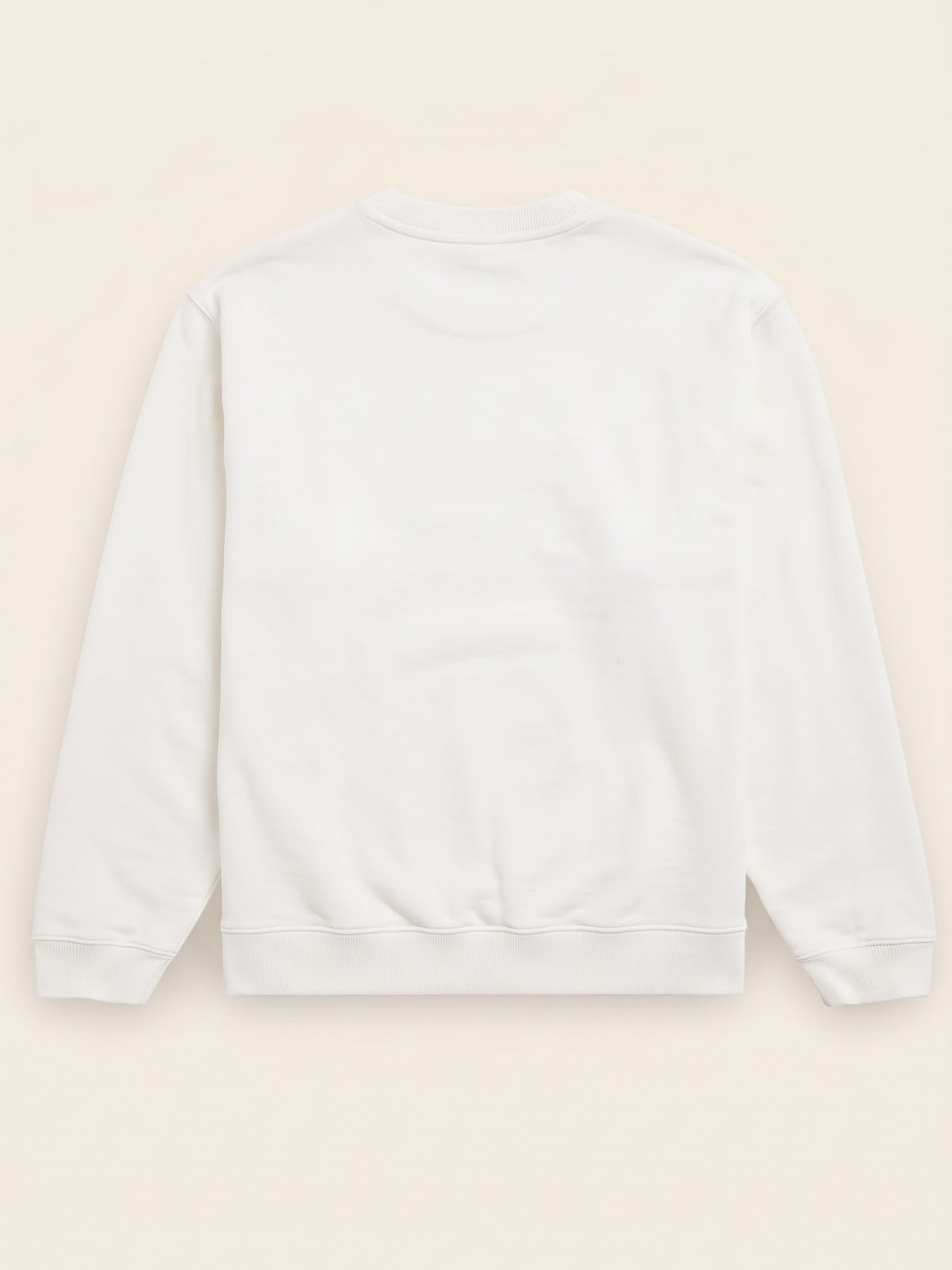Unisex White Sweatshirt