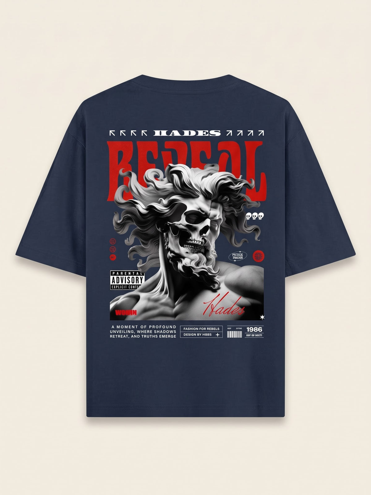 Men's Oversized Graphic Tee - Reveal