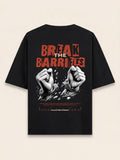 Men's Oversized Graphic Tee - Break the Barriers