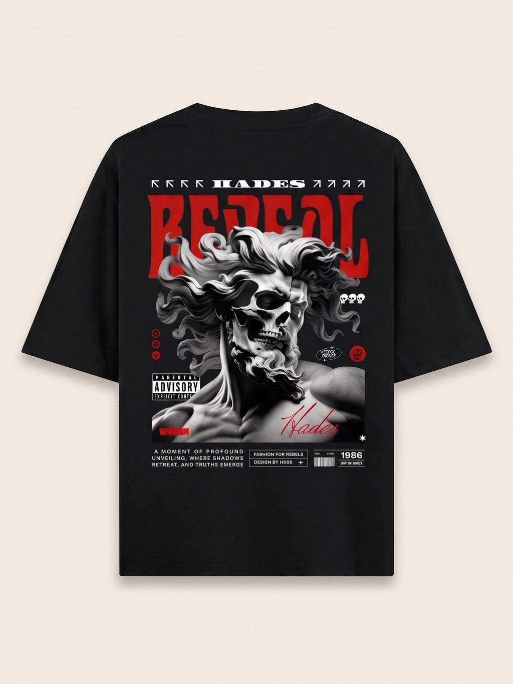 Men's Oversized Graphic Tee - Reveal