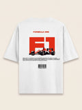 Men's Oversized Graphic Tee - F1