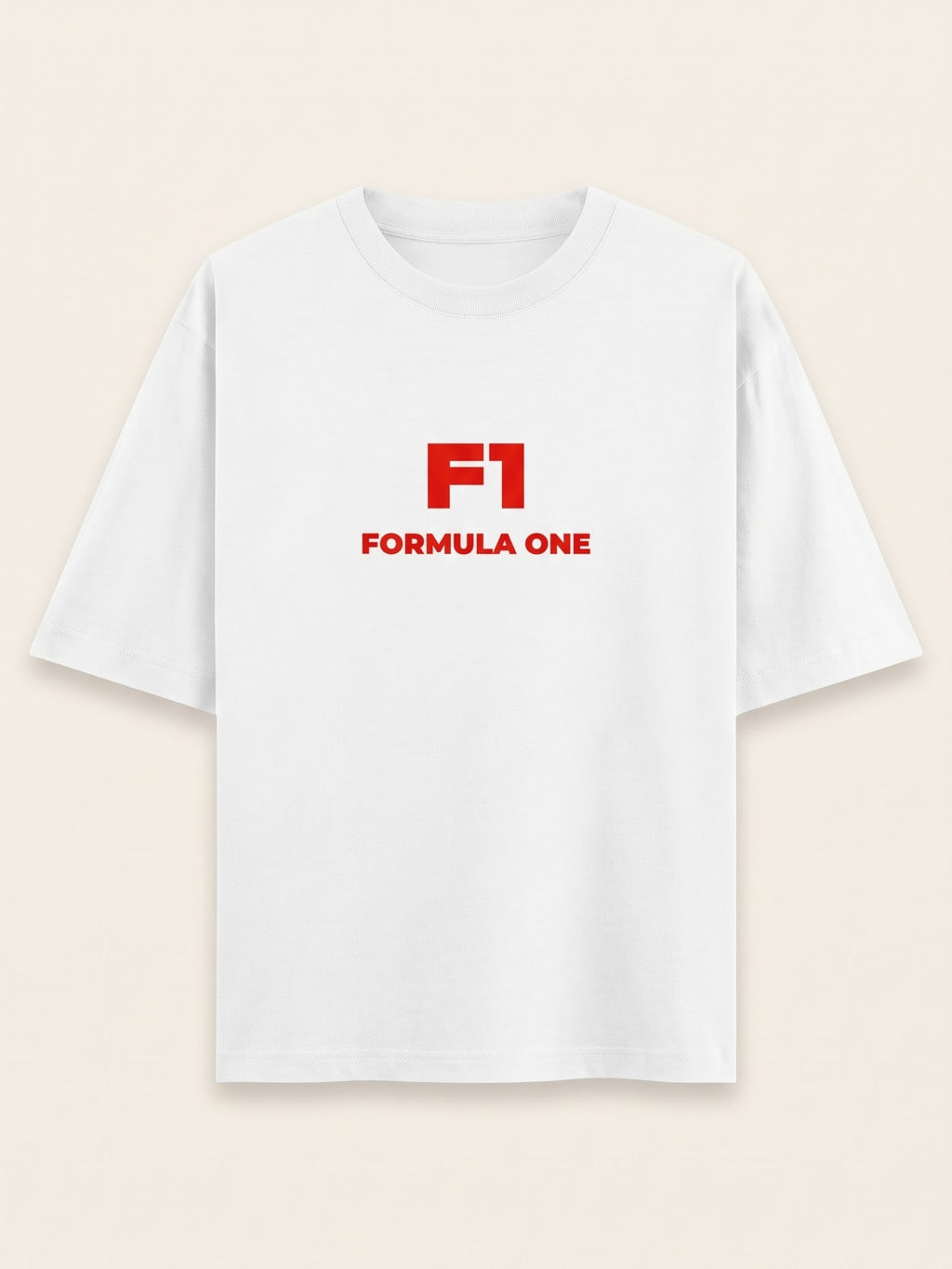 Men's Oversized Graphic Tee - F1