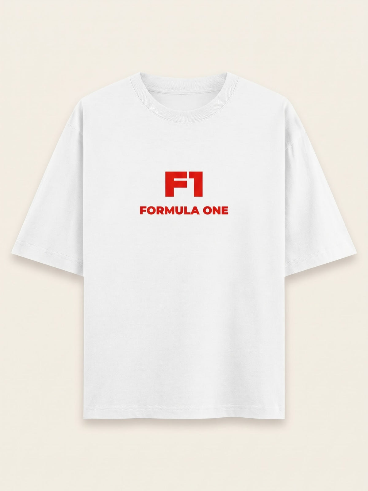 Men's Oversized Graphic Tee - F1