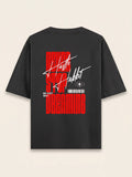 Men's Oversized Graphic Tee - Hustle