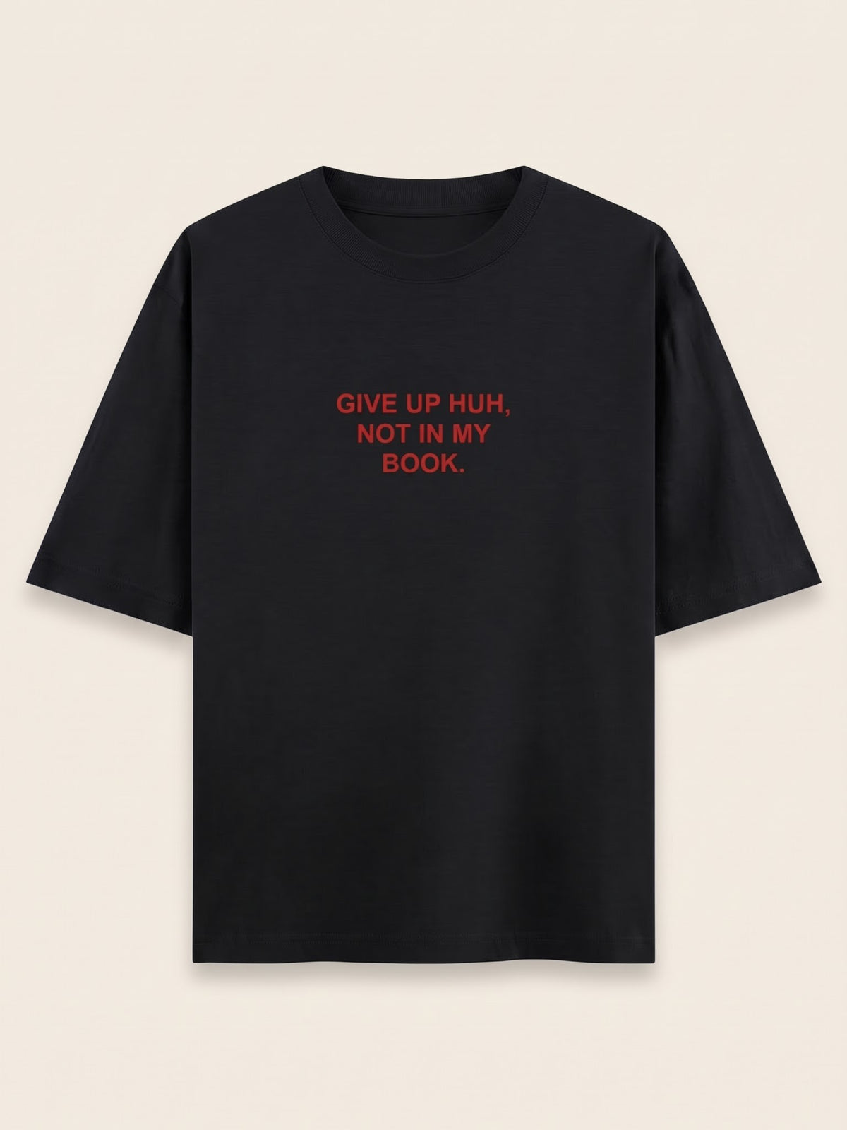 Men's Oversized Graphic Tee - Hustle