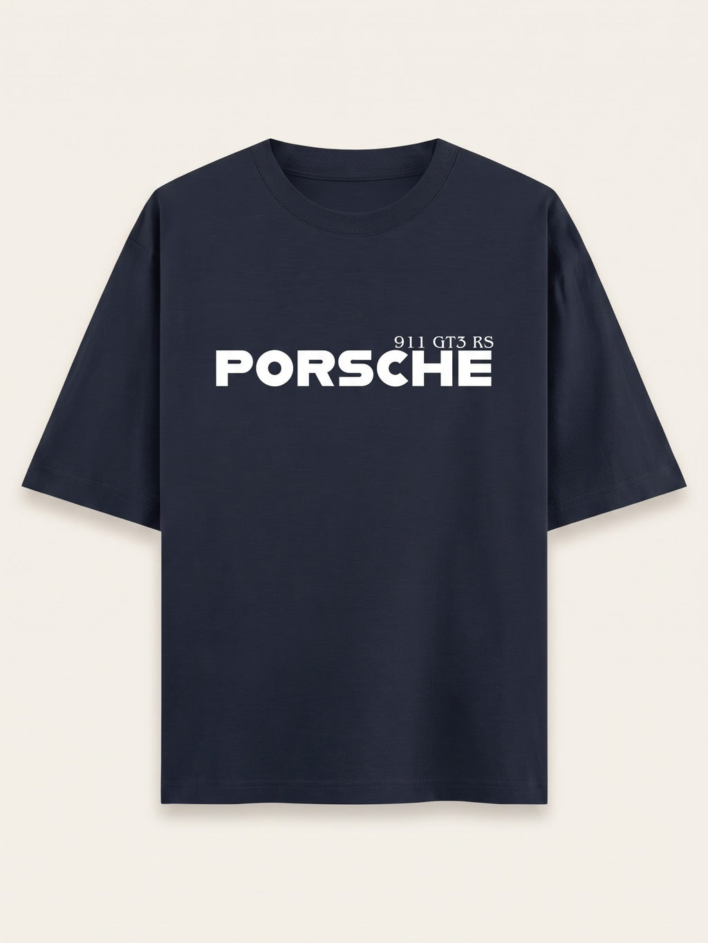 Men's Oversized Graphic Tee - Porsche