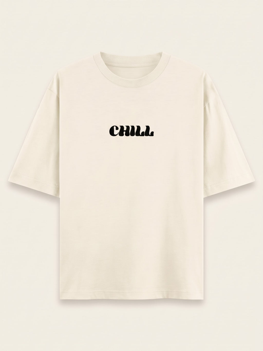 Men's Oversized Graphic Tee - Techno