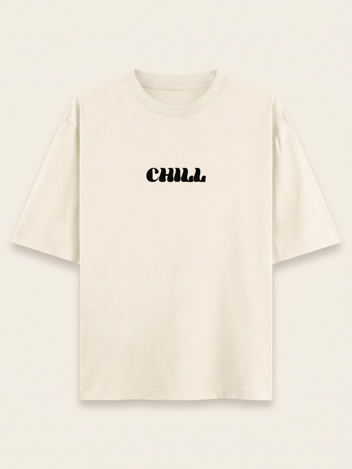 Men's Oversized Graphic Tee - Techno