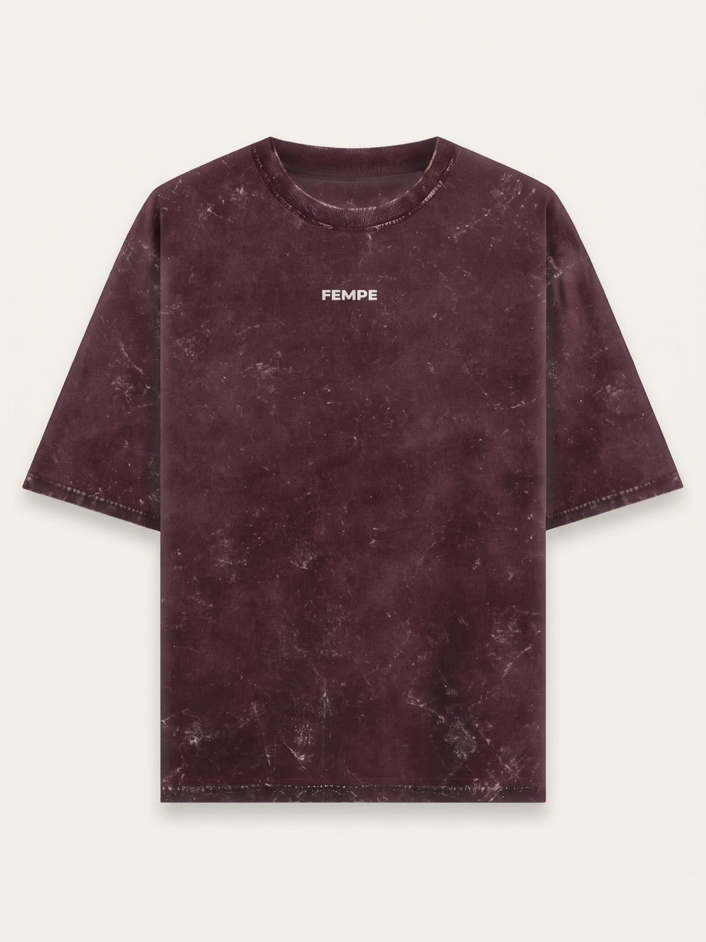 Unisex Acid Washed Oversized Tee