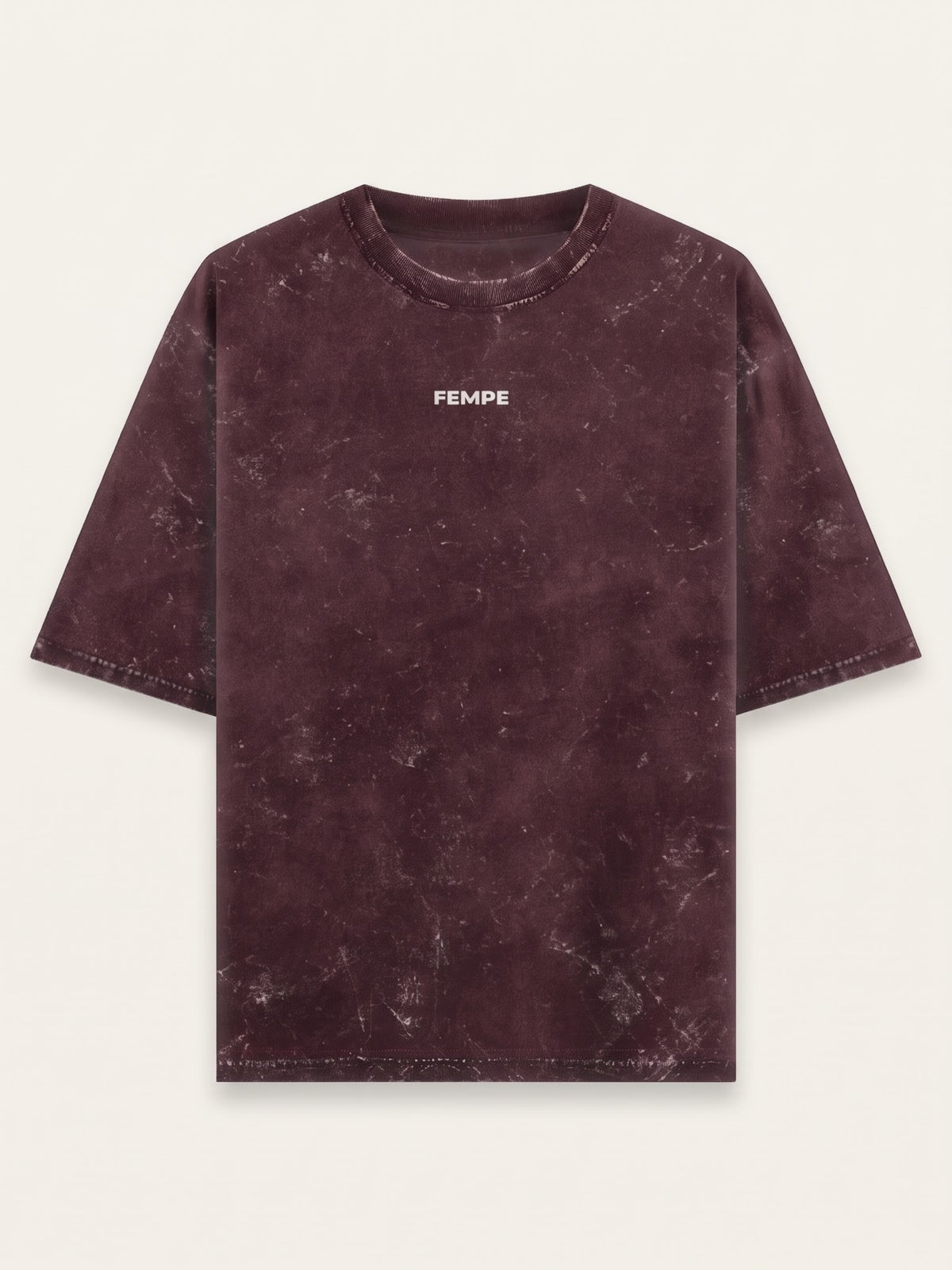 Unisex Acid Washed Oversized Tee