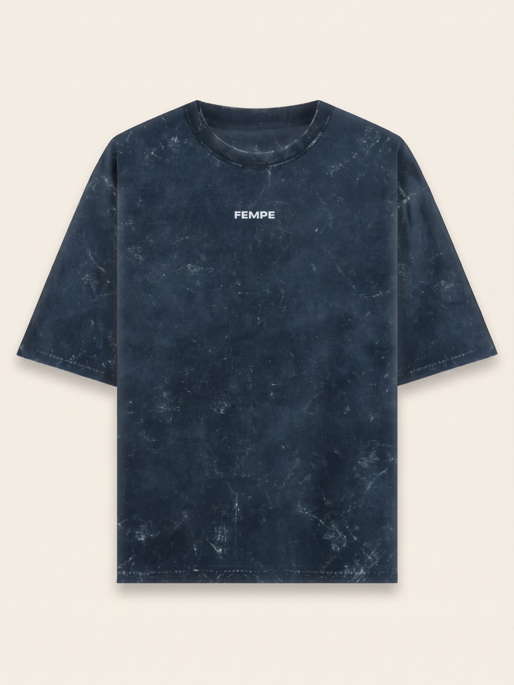 Unisex Acid Washed Oversized Tee