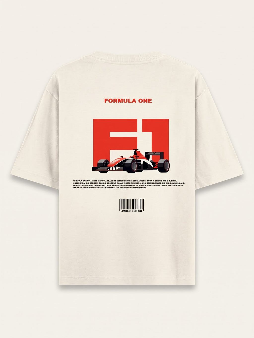 Men's Oversized Graphic Tee - F1