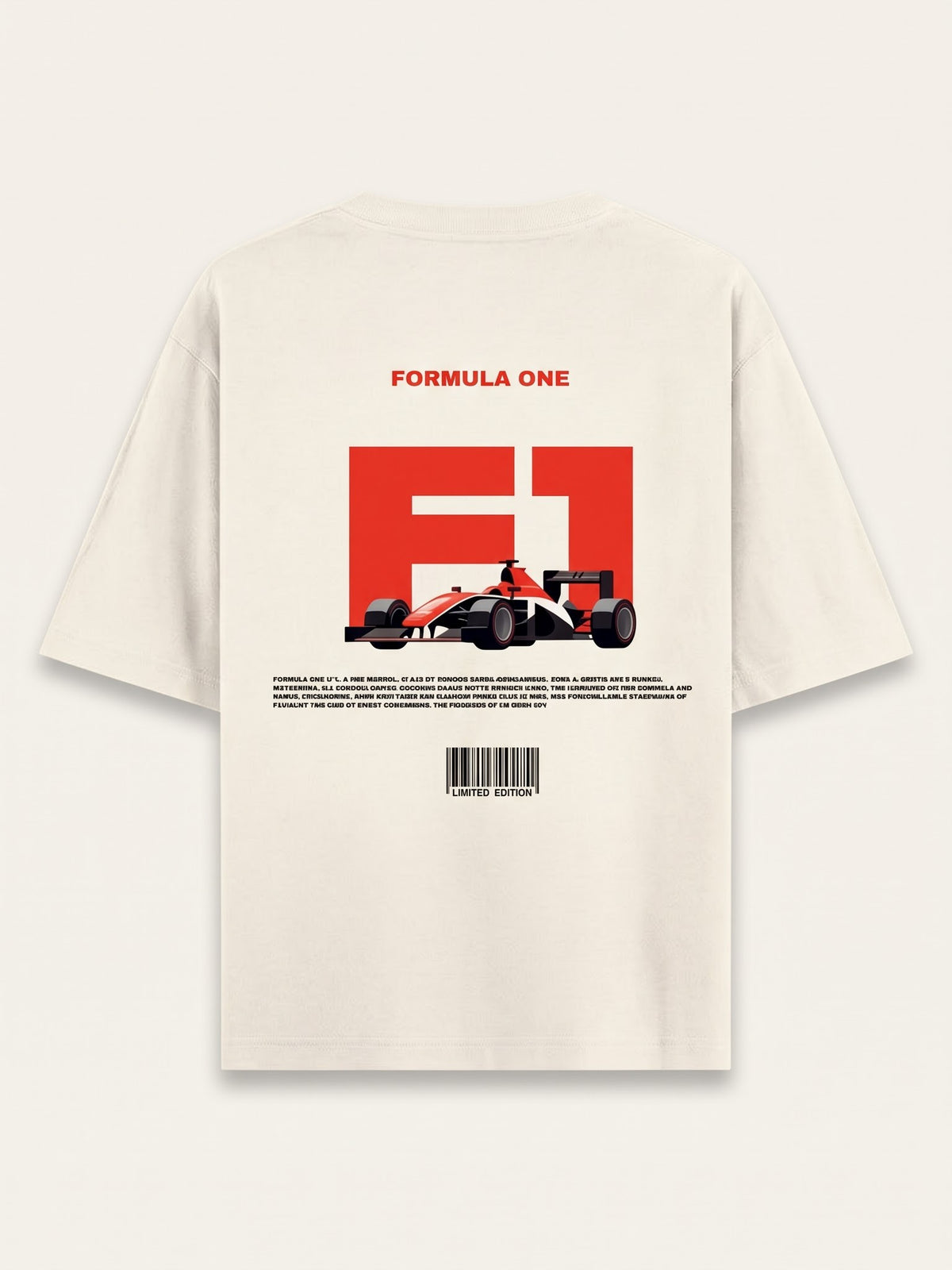 Men's Oversized Graphic Tee - F1