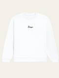 Unisex White Sweatshirt